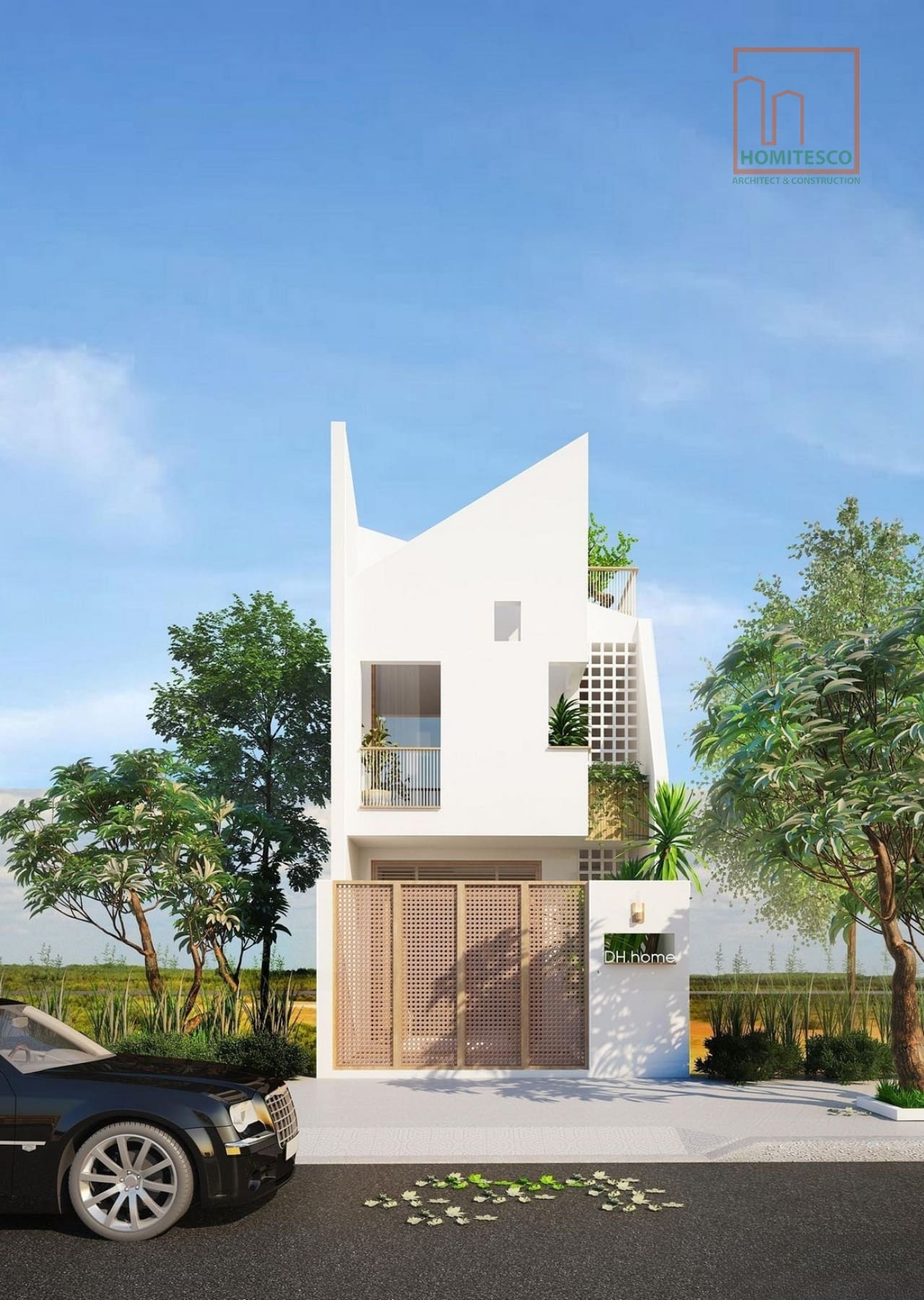 Thi Công Nhà Phố Hướng Tây