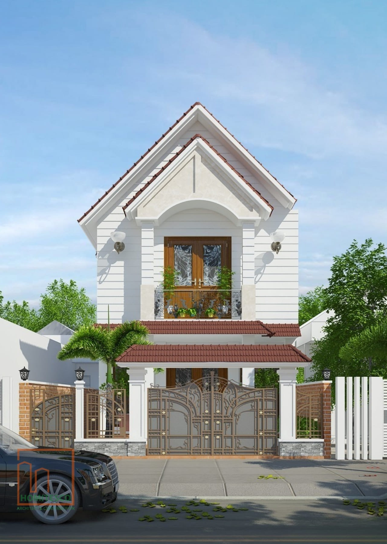 Xây Dựng Biệt thự mái thái